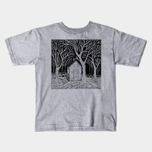 A Little Cabin in the Woods Kids T-Shirt